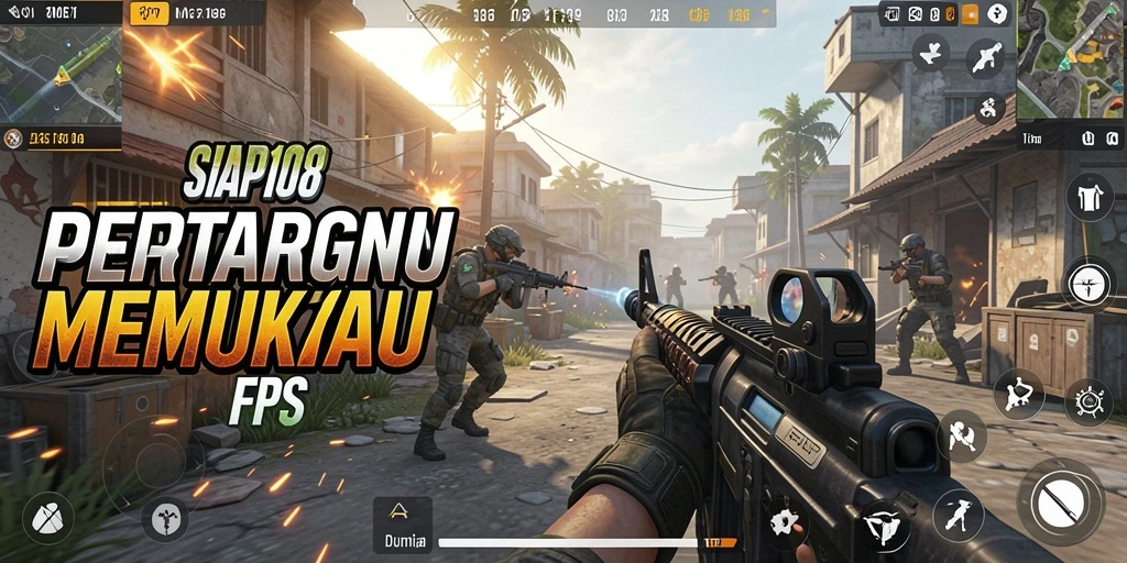 Tampilan gameplay menegangkan dalam SIAP108.